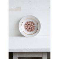 Vintage Rote Blumenplatte Florales Muster Mit Gold Porzellanteller Made in Der Sowjetunion 1970Er Jahre Plattenersatz Vintage Rote Blumenplatte Florales Muster Mit Gold Porzellanteller Made in Der Sowjetunion 1970Er Jahre Plattenersatz von MeadowSideVintage