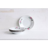 Vintage Yamatsu Porzellan Teller | 5Er Set - Floral Japan Geschirr von MeadowSideVintage