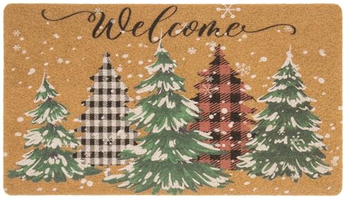 Fußmatte "Merry Christmas" – künstliche Kokosmatte für den Winter, Weihnachtsdekoration für den Innen- und Außenbereich Fußmatte "Merry Christmas" – künstliche Kokosmatte für den Winter, Weihnachtsdekoration für den Innen- und Außenbereich von Mealah