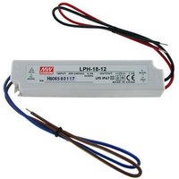 Mean Well - LEDs Stromversorgung 12Vdc 18W 1,5A IP67 von Mean Well