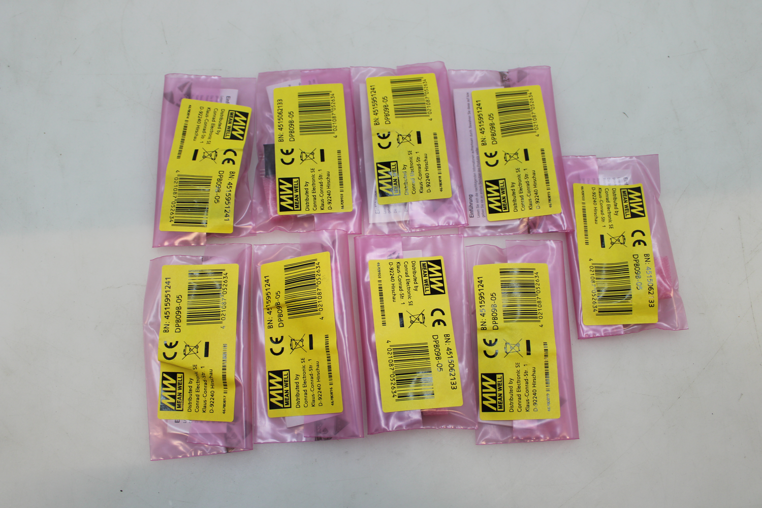 Mean Well DPB09B-05 800 mA 9 W DC/DC-Wandlermodul Wandler 9 STÜCK Mean Well DPB09B-05 800 mA 9 W DC/DC-Wandlermodul Wandler 9 STÜCK von Mean Well