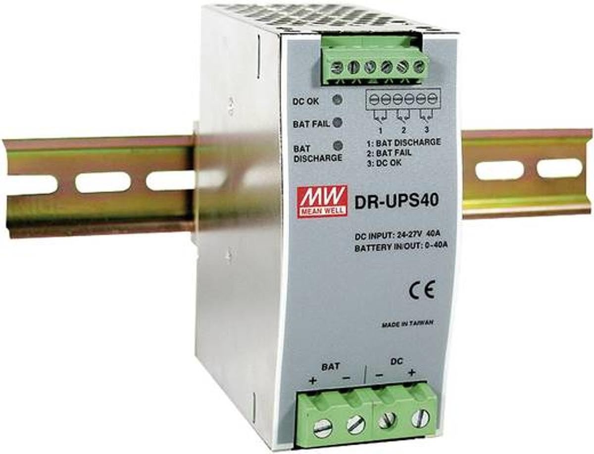 Mean Well DR-UPS40 Hutschienen-Netzteil Akkulader für DIN Schienen 24 V/DC 2 A Mean Well DR-UPS40 Hutschienen-Netzteil Akkulader für DIN Schienen 24 V/DC 2 A von Mean Well