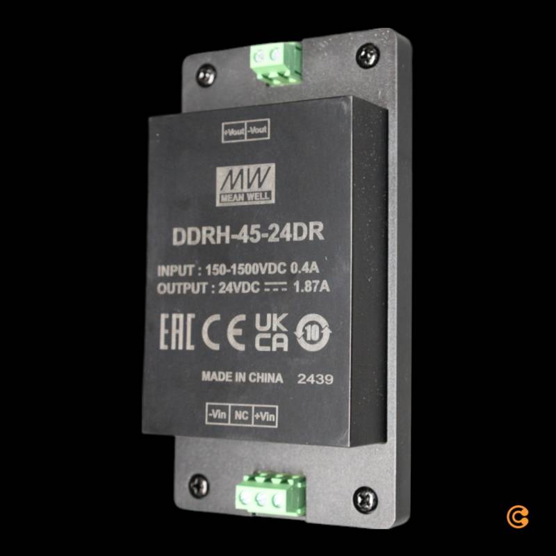 Mean Well Dc/Dc Wandler Konverter Ddrh 45 24 Dr 45 W Hutschiene 150 1500 V 24 V B-Ware von Mean Well