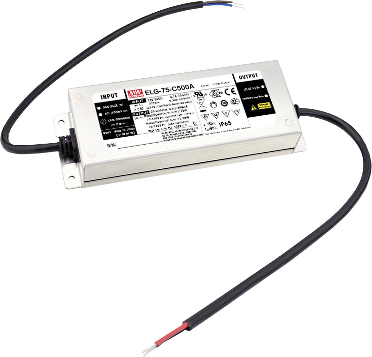 Mean Well Elg 75 C350 B 3 Y Led Treiber Konstantstrom 74.9 W 350 M A 107 214 V/Dc B-Ware Mean Well Elg 75 C350 B 3 Y Led Treiber Konstantstrom 74.9 W 350 M A 107 214 V/Dc B-Ware von Mean Well