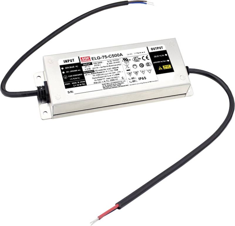 Mean Well Elg 75 C350 B 3 Y Led Treiber Konstantstrom 74.9 W 350 M A 107   214 V/Dc B-Ware von Mean Well