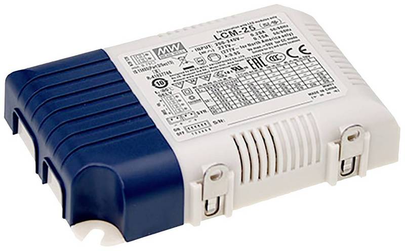 Mean Well Lcm 25 Ble 25.2 W 0.7 A 6   54 V Led Treiber Led Netzteil B-Ware von Mean Well