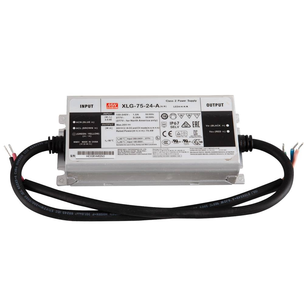Mean Well Led Trafo Netzteil 75 W 24 V Dc Xlg 75 24 A Stromversorgung B-Ware Mean Well Led Trafo Netzteil 75 W 24 V Dc Xlg 75 24 A Stromversorgung B-Ware von Mean Well