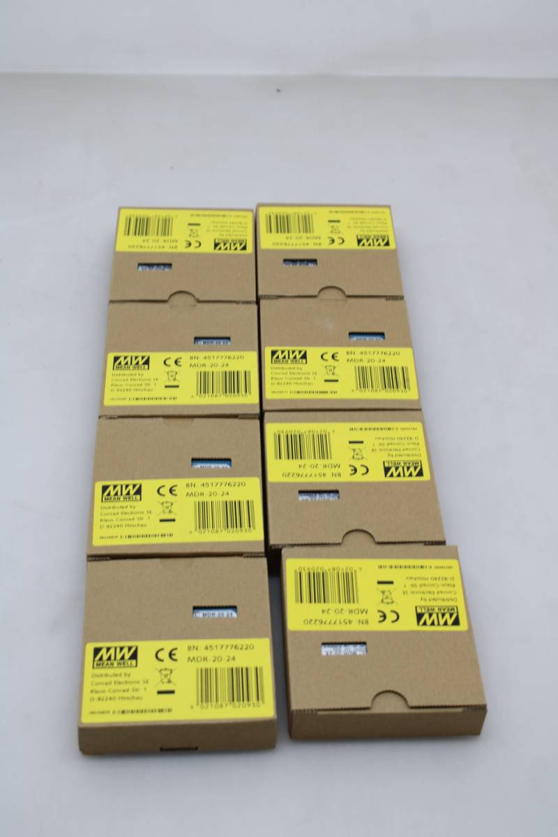 Mean Well MDR-20-24 Hutschienen-Netzteil Stromversorgung DIN-Rail 24V/DC 8 STÜCK von Mean Well