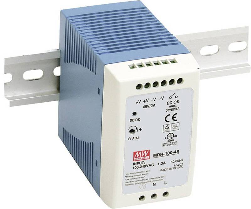 Mean Well Mdr 100 24 Hutschienen Netzteil Schaltnetzteil Trafo Treiber Montage B-Ware von Mean Well