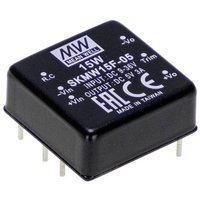 Mean Well SKMW15G-15 DC/DC-Wandler, Print 1A 15W Anzahl Ausgänge: 1 x Inhalt 1St. Mean Well SKMW15G-15 DC/DC-Wandler, Print 1A 15W Anzahl Ausgänge: 1 x Inhalt 1St. von Mean Well