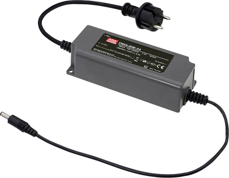 Mean Well Tischnetzteil Owa 60 E 54 Netzteil Festspannung 54 V Dc 1.12 A 60 W B-Ware von Mean Well