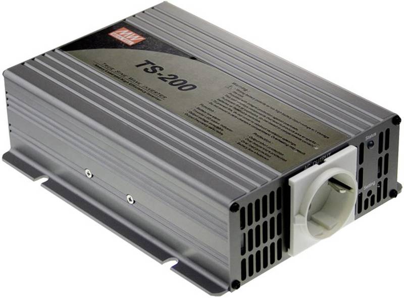 Mean Well Wechselrichter Ts 200 212 B 200 W 12 V/Dc Wandler Netzgerät Richter207 B-Ware von Mean Well