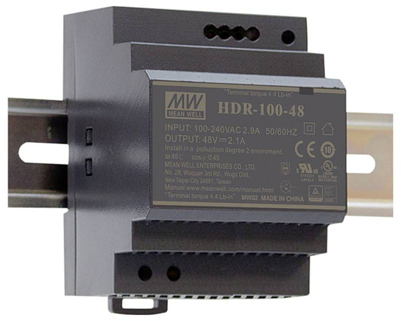 Mean Well Hutschienen Dc/Dc Wandler Din Rail 2.1 A 100.8 W Hutschienen Netzteil B-Ware von Mean