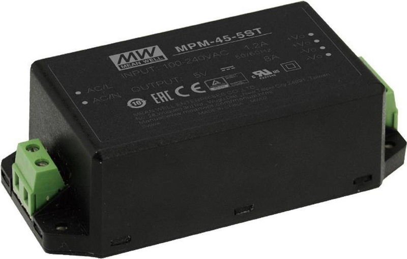 Mean Well Mpm 45 5 St Schaltnetzteil 5 V/Dc 8 A 40 W Netzteil Netzadapter Adapter B-Ware von Mean