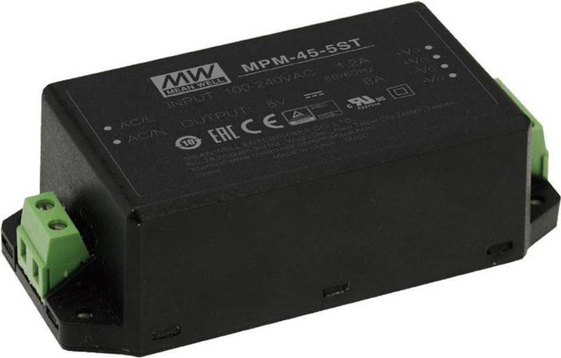 Mean Well Mpm 45 5 St Schaltnetzteil 5 V/Dc 8 A 40 W Netzteil Netzadapter Adapter B-Ware von Mean
