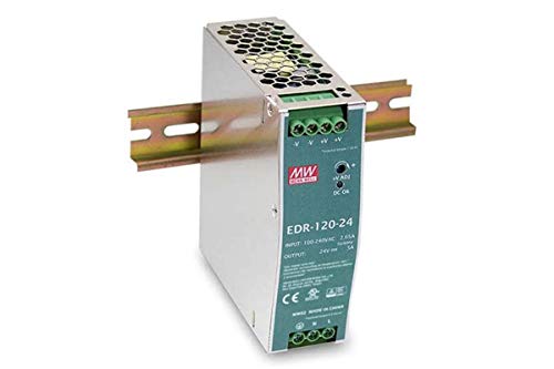 EDR-120-24 Power supply: switched-mode 120W 24VDC 24-28VDC 5A 90-264VAC MEAN WEL von MeanWell