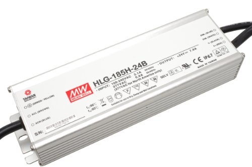 LED Treiber Dimmbares LED Netzteil MeanWell HLG-185H-24B 185 W 24 V/DC 7,7 A LED Konstantspannung von MeanWell