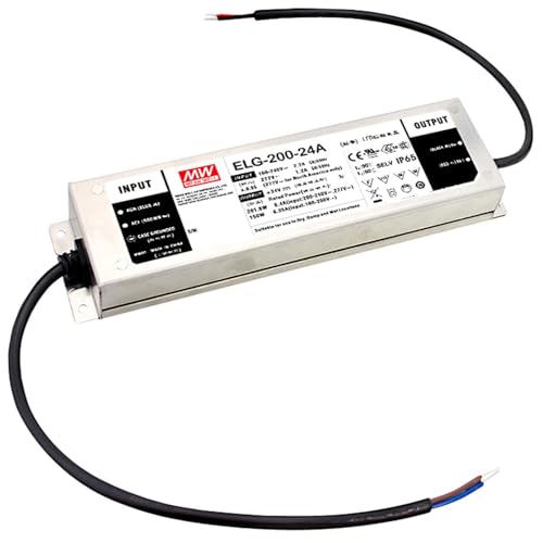 MEAN WELL ELG-200-24A-3Y 201,6W 24V 8,4A LED Netzteil IP65 Dimmbar Potentiometer PWM von MEAN WELL