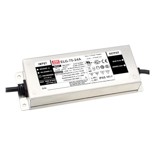 MEAN WELL ELG-75-12A-3Y 60W 12V 5A LED Netzteil IP65 Dimmbar Potentiometer PWM von MEAN WELL