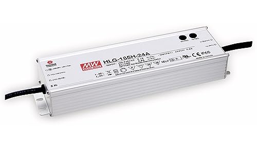 MEAN WELL HLG-185H-24A AC-DC Single Output-LED-Treiber, Mix Mode mit PFC von MeanWell