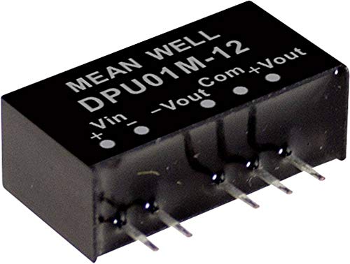 Mean Well DPU01N-15 DC/DC-Wandlermodul 33mA 1W Anzahl Ausgaenge: 2 x von MeanWell