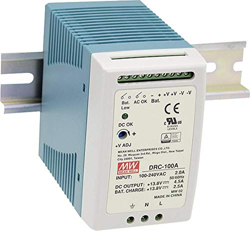 Mean Well DRC-100B Hutschienen-Netzteil (DIN-Rail) 27.6 V/DC 2.25A 96W 2 x von MeanWell