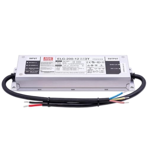 Mean Well ELG-200-12-3Y LED Trafo Konstantspannung 192W 16A 6-12V/DC von MEAN WELL
