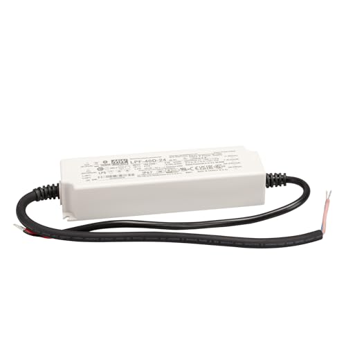 MEAN WELL LPF-40D-24, Installationsnetzteil, IP67 40W 24V 1,67A CV+CC dimmbar von MEAN WELL