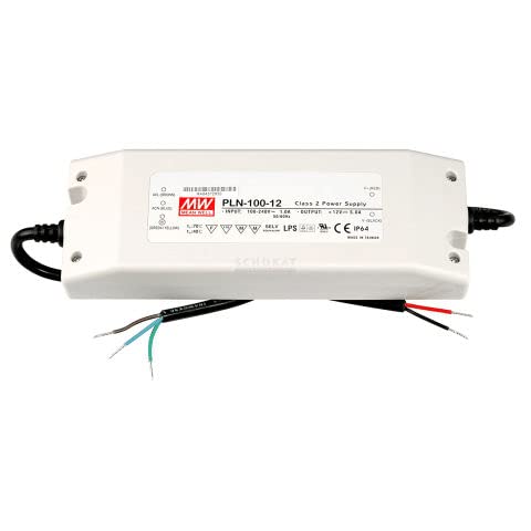 MEAN WELL PLN-100-48, Installationsnetzteil, 96W 48V 2A CV+CC von MEAN WELL