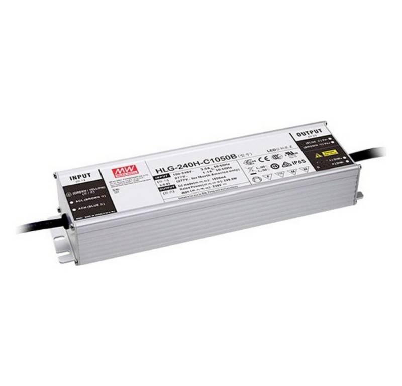MeanWell MEAN WELL HLG-240H-C700B LED-Treiber Konstantstrom 249.9 W 700 mA 178 LED Trafo von MeanWell