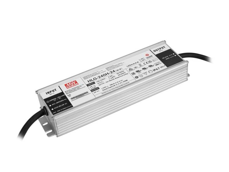 MeanWell MEANWELL LED-Netzteil 240W / 24V IP67 HLG-240H-24 LED Trafo MeanWell MEANWELL LED-Netzteil 240W / 24V IP67 HLG-240H-24 LED Trafo von MeanWell