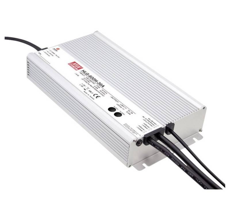 MeanWell MW Mean Well HLG-600H-12A LED-Treiber, LED-Trafo Konstantspannung, Ko LED Trafo von MeanWell