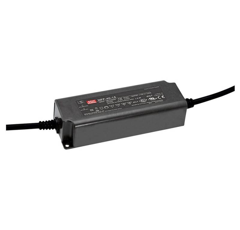 MeanWell MW Mean Well NPF-40-24 LED-Treiber, LED-Trafo Konstantspannung, Konst LED Trafo von MeanWell