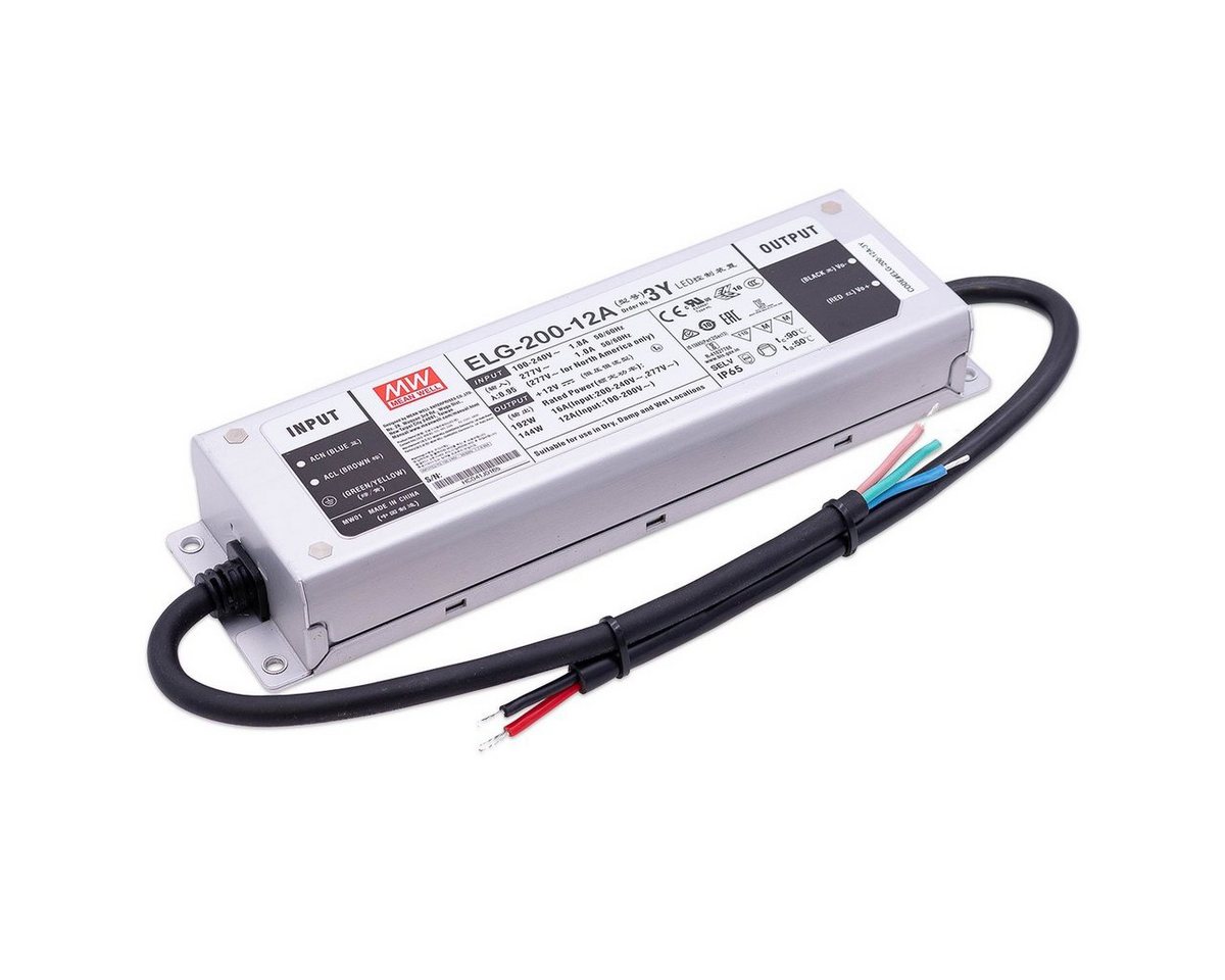 MeanWell MeanWell LED-Netzteil Aluminium IP65 Wasserdicht Netzteil LED Trafo MeanWell MeanWell LED-Netzteil Aluminium IP65 Wasserdicht Netzteil LED Trafo von MeanWell