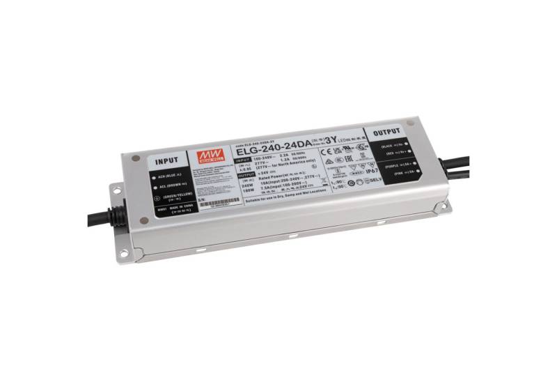 MeanWell Meanwell LED Power Supply IP67 240 W/24 V Dali ELG-240-V-24DA 3Y LED Trafo MeanWell Meanwell LED Power Supply IP67 240 W/24 V Dali ELG-240-V-24DA 3Y LED Trafo von MeanWell