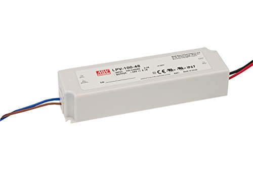 Netzteil Meanwell LPV-100-12 100W 12V 8-5A IP67 für LED von MeanWell