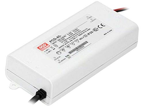 PCD-40-500B Netzteil: Impuls LED 40W 45-80VDC 500mA 180-295VAC IP42 230g MEAN WE von MeanWell