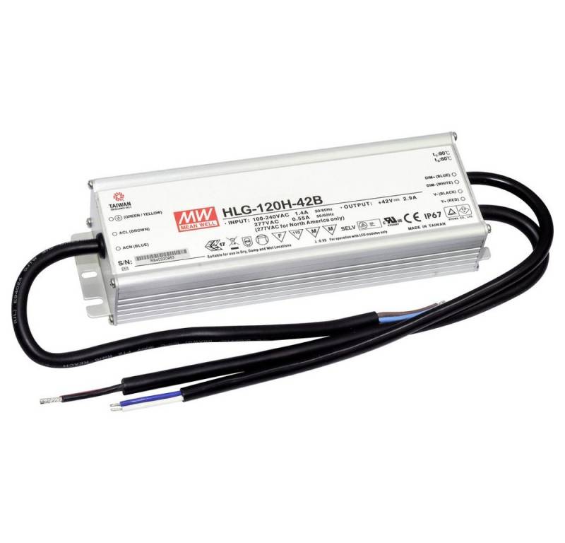 MeanWell MW Mean Well HLG-120H-12B LED-Treiber, LED-Trafo Konstantspannung, Ko LED Trafo MeanWell MW Mean Well HLG-120H-12B LED-Treiber, LED-Trafo Konstantspannung, Ko LED Trafo von Meanwell