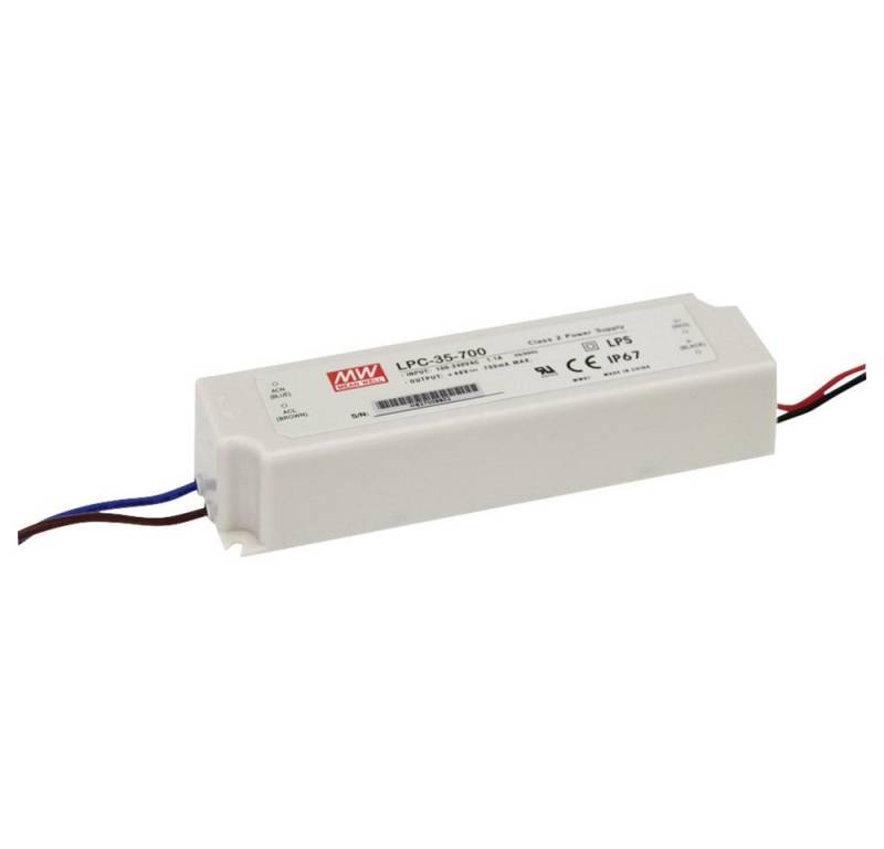 MeanWell MW Mean Well LPC-35-1050 LED-Treiber Konstantstrom 31.5 W 1.05 A 9 - LED Trafo MeanWell MW Mean Well LPC-35-1050 LED-Treiber Konstantstrom 31.5 W 1.05 A 9 - LED Trafo von Meanwell