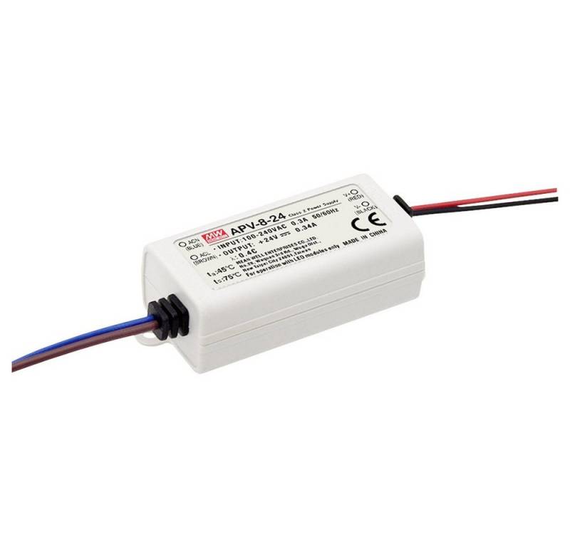 MeanWell MW Mean Well APV-8-12 LED-Trafo Konstantspannung 8 W 0 - 0.67 A 12 V/ LED Trafo von Meanwell