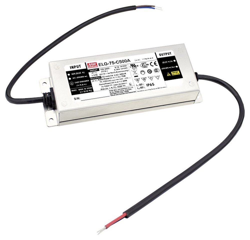 MeanWell MEAN WELL ELG-75-C700B-3Y LED-Treiber Konstantstrom 74.9 W 700 mA 53 LED Trafo MeanWell MEAN WELL ELG-75-C700B-3Y LED-Treiber Konstantstrom 74.9 W 700 mA 53 LED Trafo von MeanWell