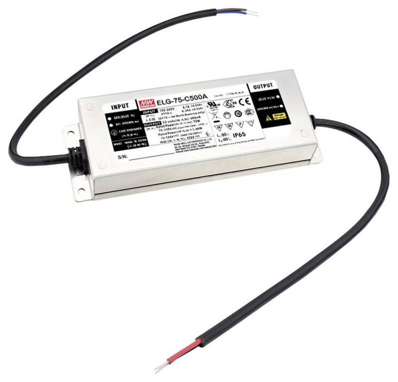 MeanWell MEAN WELL ELG-75-C700B-3Y LED-Treiber Konstantstrom 74.9 W 700 mA 53 LED Trafo MeanWell MEAN WELL ELG-75-C700B-3Y LED-Treiber Konstantstrom 74.9 W 700 mA 53 LED Trafo von MeanWell