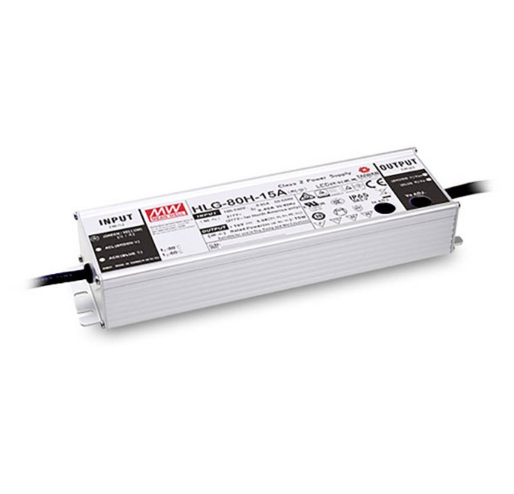 MeanWell MW Mean Well HLG-80H-24AB LED-Treiber Konstantspannung 81.6 W 2.04 - LED Trafo MeanWell MW Mean Well HLG-80H-24AB LED-Treiber Konstantspannung 81.6 W 2.04 - LED Trafo von MeanWell