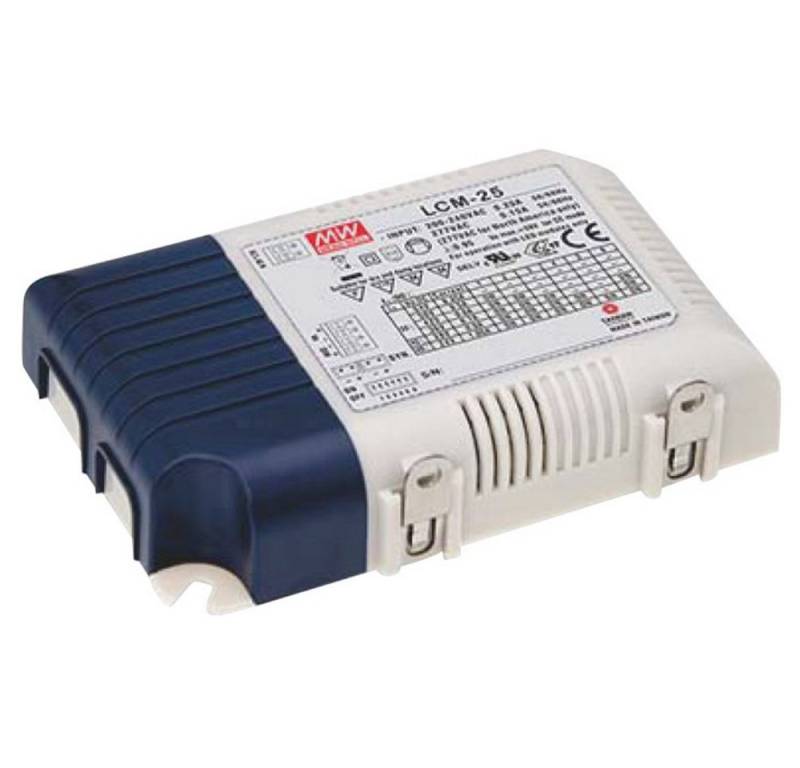 MeanWell MW Mean Well LCM-25DA LED-Treiber Konstantstrom 25 W 0.35 - 1.05 A 6 LED Trafo von Meanwell