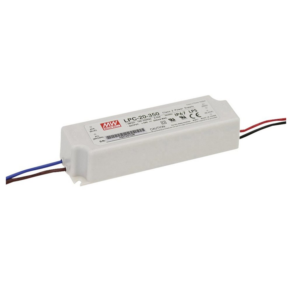 MeanWell MW Mean Well LPC-20-700 LED-Treiber Konstantstrom 21 W 0.7 A 9 - 30 V LED Trafo MeanWell MW Mean Well LPC-20-700 LED-Treiber Konstantstrom 21 W 0.7 A 9 - 30 V LED Trafo von Meanwell