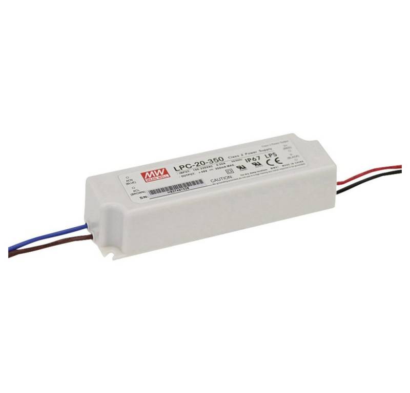 MeanWell MW Mean Well LPC-20-700 LED-Treiber Konstantstrom 21 W 0.7 A 9 - 30 V LED Trafo MeanWell MW Mean Well LPC-20-700 LED-Treiber Konstantstrom 21 W 0.7 A 9 - 30 V LED Trafo von Meanwell