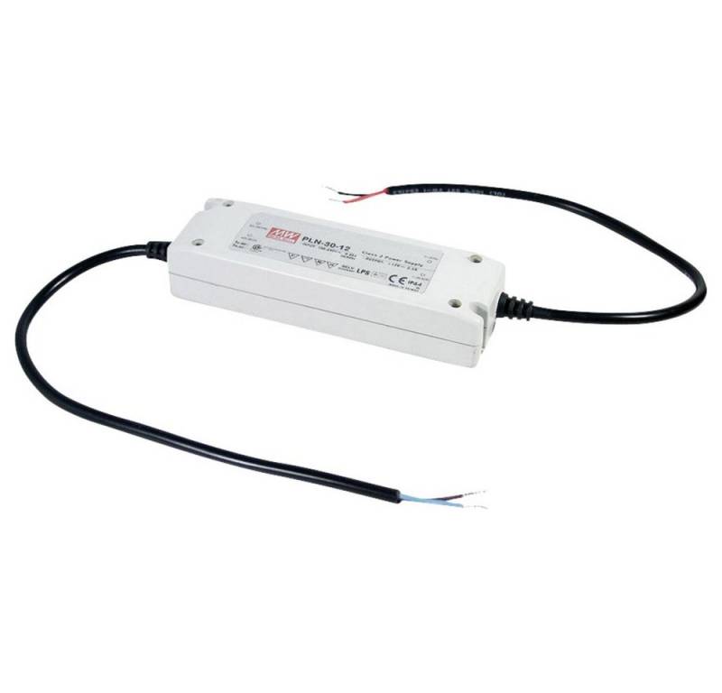 MeanWell MW Mean Well PLN-30-24 LED-Treiber, LED-Trafo Konstantspannung, Konst LED Trafo von Meanwell