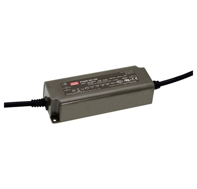 MeanWell MW Mean Well PWM-60-48 LED-Treiber, LED-Trafo Konstantspannung, Konst LED Trafo von Meanwell