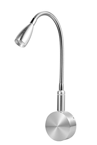 Meanyee Berührungsschalter Stufenlose Dimmbare Flexible Schwanenhals Leselampe Wandhalterung Wandlampen Nachttischlampe Augenpflege Mit Dim Blaue LED-Anzeige von Meanyee