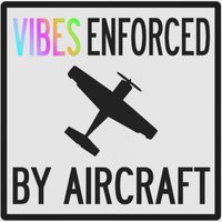 Vibes Enforced By Aircraft Magnet von MeatballWaterfall